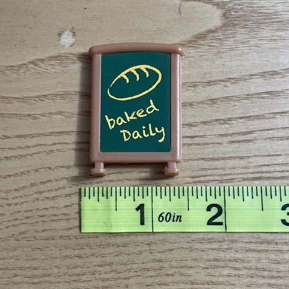 Lil Woodzeez Hopin Farmers Market Sign Calico Critters Set Replacement Piece - Picture 4 of 4